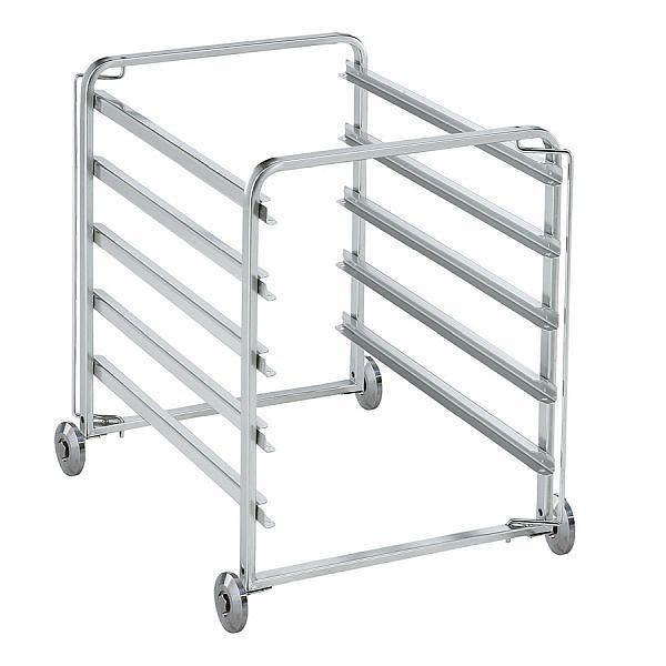 Electrolux Professional 5 Tray Rack with wheels, Half Sheet Pans, 3" (80mm) pitch, for 61 ovens and blast chillers, 922606