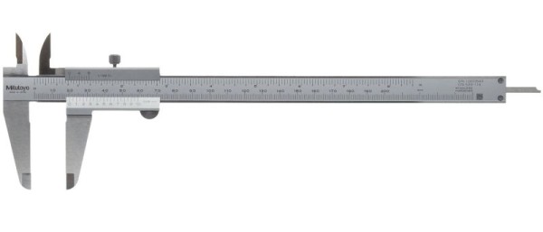 Mitutoyo 200mm/8 In, Vernier Caliper Dual Scale, 530-114