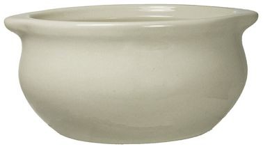 International Tableware Bakeware Stoneware Soup Crock (12oz), American White (Ivory, Eggshell, Cream), Quantity: 48 pieces, OSC-12-AW