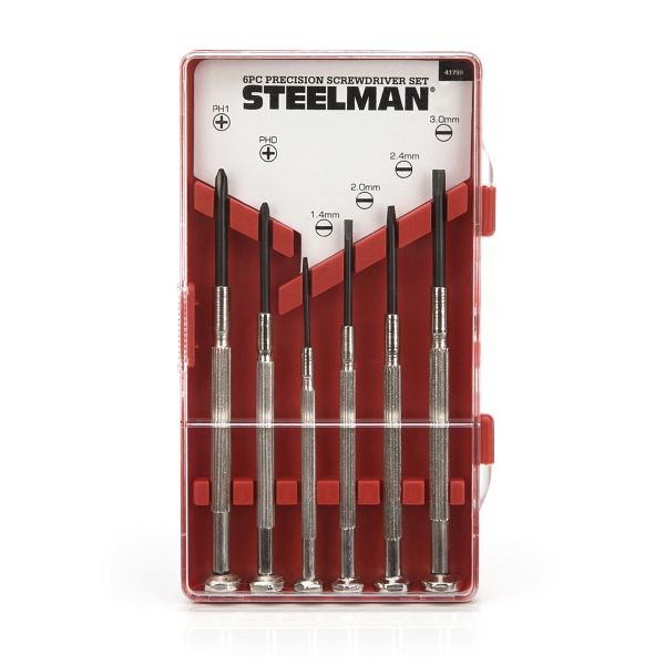 STEELMAN Precision Steel Shaft Screwdriver Set, 6 Pieces, 41799