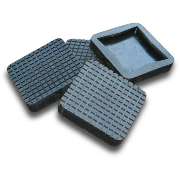 BendPak Rubber Lift Pads, Square, Set of 4, 5700217