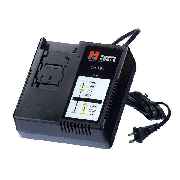 Huskie Tools 18V Lithium-Ion Battery Charger with AC Power Cord, CH-185