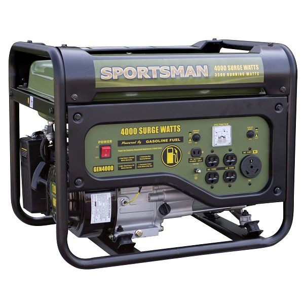 Sportsman Gasoline 4000 Watt Portable Generator, GEN4000