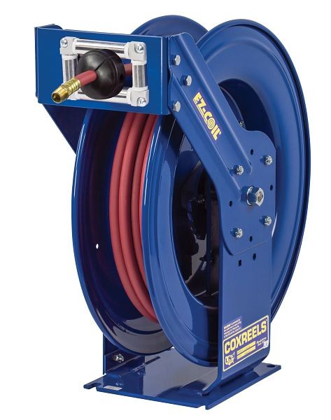 Coxreels Safety Series Spring Rewind Hose Reel for air/water: 3/4" Inner Diameter, 35' hose, 300 PSI, EZ-T Series, EZ-TSH-535