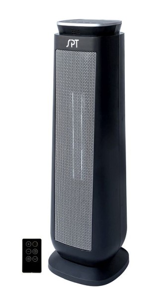 Sunpentown Tower Ceramic Heater with Timer and Remote, SH-1515