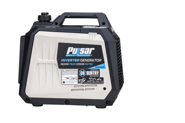 Pulsar Inverter Generator rated 1600W Peak 1200W rated with CO Alert, PGD16ISCO