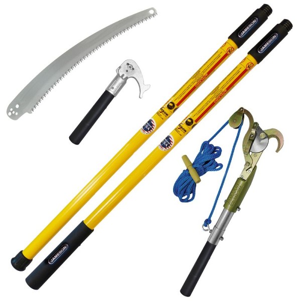 Jameson Pole Pruning Kit: Pruner with adapter & 13" Tri-Cut Saw, FGC-6PKG-1