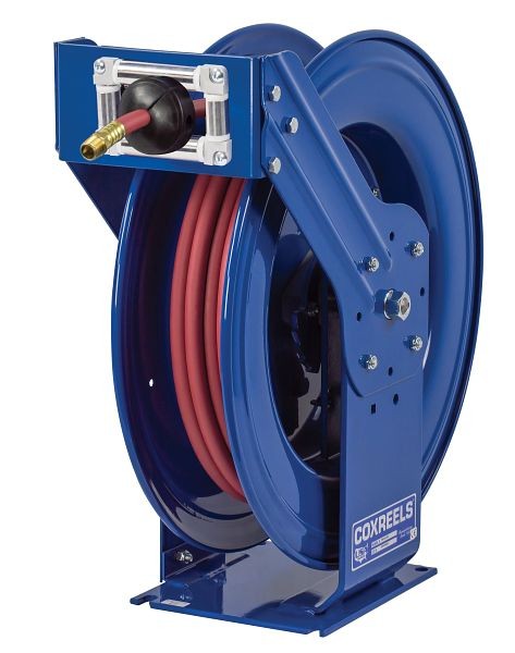Coxreels Supreme Duty Spring Rewind Hose Reel for air/water: 3/4" Inner Diameter, 35' hose, 300 PSI, T Series, TSH-N-535