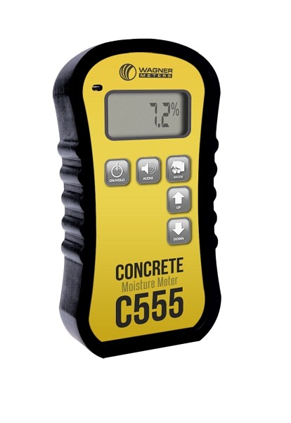 Wagner Meters Orion C555, Non-invasive Concrete Moisture Meter with On Demand Calibrator, 890-00555-001
