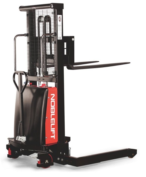 Noblelift Semi Electric Straddle Leg Stacker, Max Lift Height: 63", Capacity: 2200 Lbs, SPN22-63