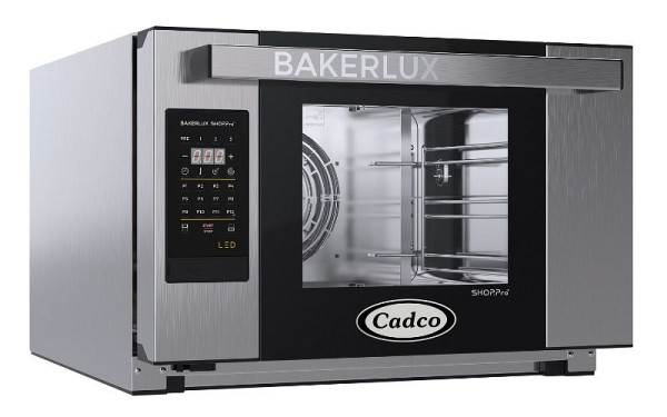 Cadco Bakerlux Half Size Digital Convection Oven, LED Panel, 3 Shelf, XAFT-03HS-LD
