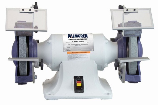 Palmgren 8" Powergrind XP 1 HP 115/230V grinder with dust collection, 9682073