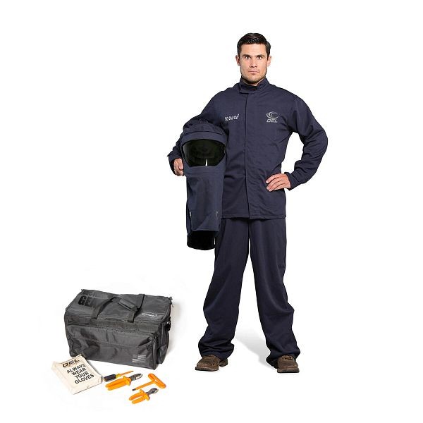 OEL 60 CAL Jacket and Bib Overalls Kit - (Without Gloves) with Switch Gear Hood, Size: S, AFW60-NJB-S