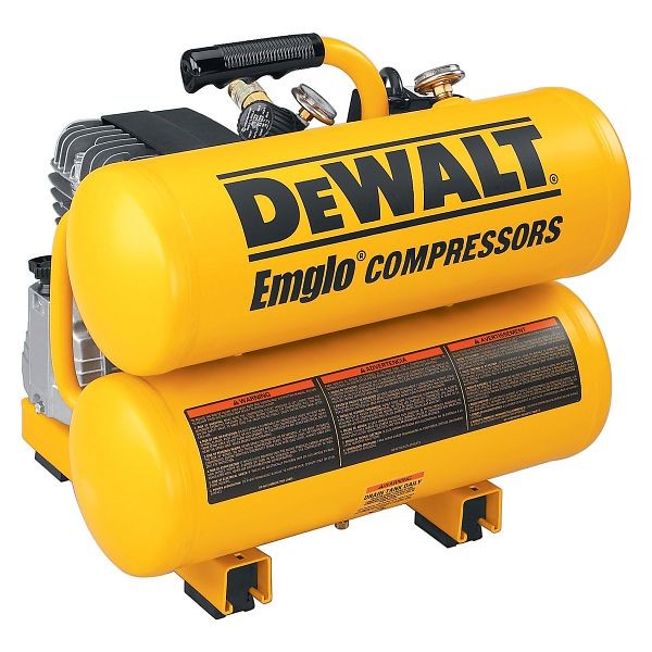 DeWalt Heavy-Duty Continuous 4 Gallon Electric Hand Carry Compressor, D55151