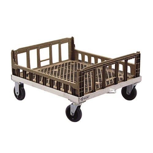 New Age Industrial Crisping Basket Dolly, 29-3/4"W x 26-3/4"D x 8"H, Aluminum Construction, NS926