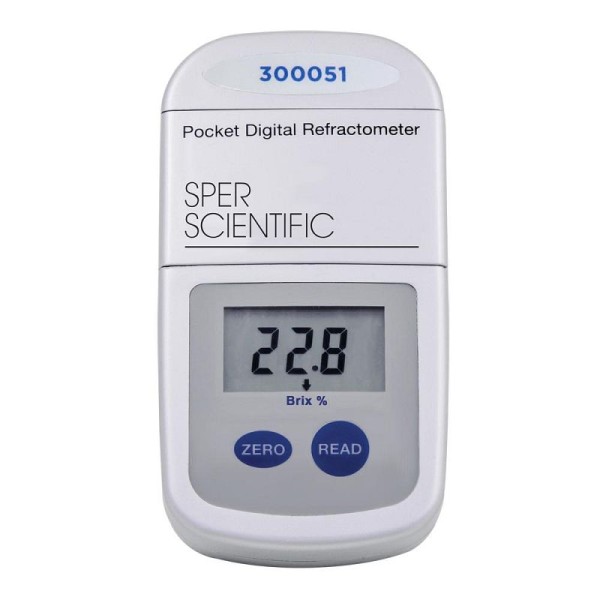 Sper Scientific Pocket Digital Refractometer, Brix 0 to 65%, 300051