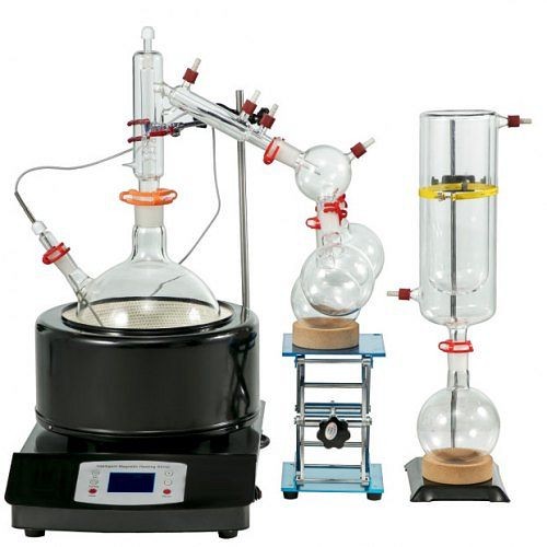 VEVOR Usa Lab Equipment Premium 5000ml / 5l Short Path Distillation Kit, SYSZLSB5LDCDCLJB1V1