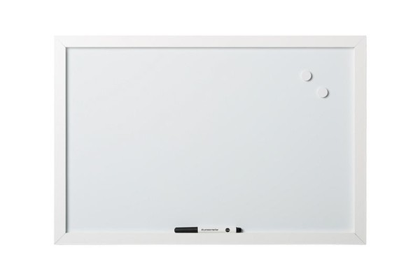 MasterVision Magnetic Dry-Erase Board, Color: White, MM040016619