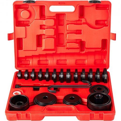 VEVOR Front Wheel Drive Bearing Puller Press Adapter Puller Set 25 Pieces with Case, QLQDZCLBQJB25QH05V0