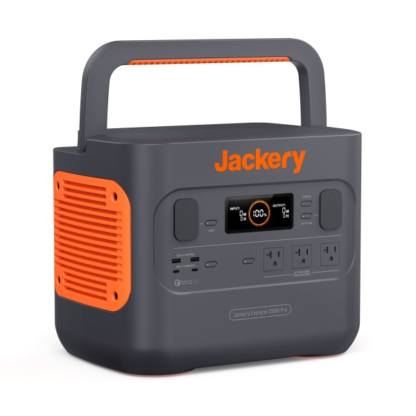 Jackery Explorer 2000 Pro Portable Power Station For Outdoors, 70-2000-USOR01