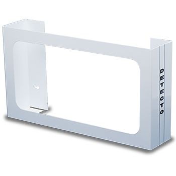 DETECTO Glove Box Holder, Wall Mount, 3 Boxes, White, GH3