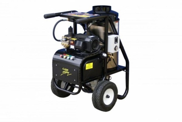Cam Spray Portable Diesel Fired Electric Powered 2 gpm, 1450 psi Hot Water Pressure Washer, 1450SHDE