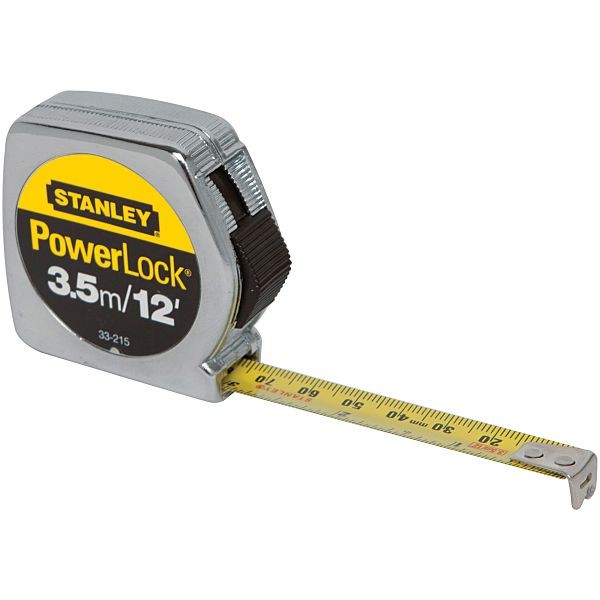 Stanley 3.5m/12 ft. PowerLock Tape Measure, 33-215