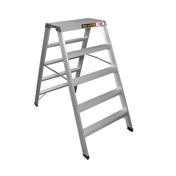 Metaltech 4 step portable aluminium workstand, 60" high, E-PWS7300AL
