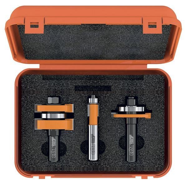 CMT Orange Tools Tongue & Groove Cabinetmaking Set, 3 Pieces, 800.526.11