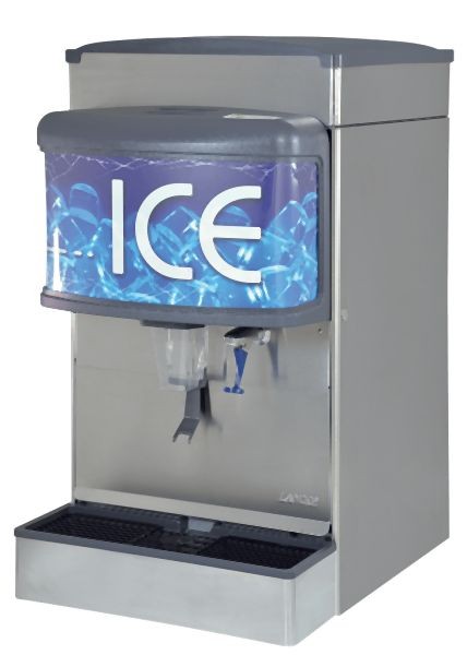 Lancer Counter Top Self Service Ice Dispensers Id 4400 22" Cube (Water Valve), 85-4420H-02