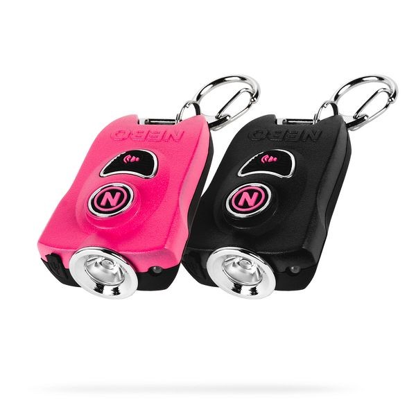 Nebo 400 Lumen Rechargeable Personal Alarm and Light MYPAL - Pink, Qty: 6 pieces, NEB-KEY-0002