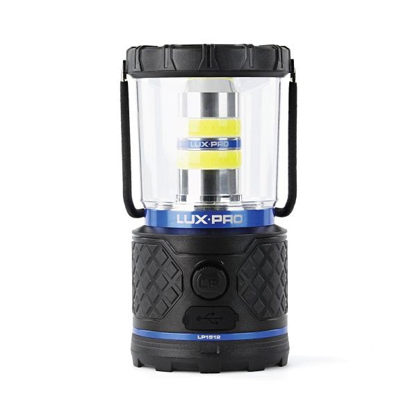 LUXPRO Rechargeable Powerbank Lantern, 1100 Lumens, LP1512
