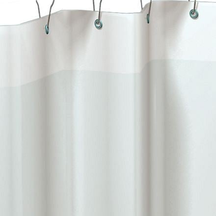ASI Shower Curtain (8 ga. White Vinyl) 36"W x 72"H, Order 6 Hooks Separately, 10-1200-V36