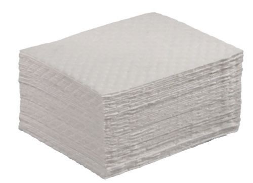 ENPAC Oil-Only Absorbent Pads, Heavyweight, 100 Per Bale, White, ENP OP100H
