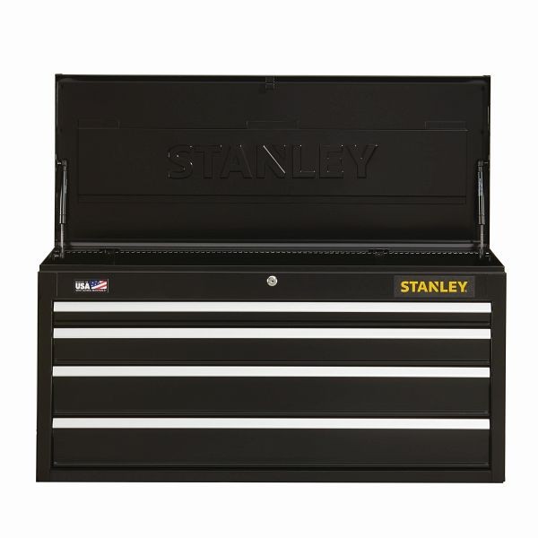 Stanley 41" W 300 Series 4-Drawer Tool Chest, STST24044BK