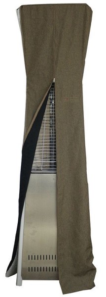 AZ Patio Heaters Triangle Glass Tube Patio Heater Commercial Cover in Tan, CHC-TGT-T