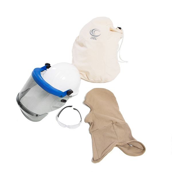 OEL 8 CAL Jacket and Bibs Kit - (Without Gloves) Hard Hat with Face Shield, Size: S, AFW8-KJB-S