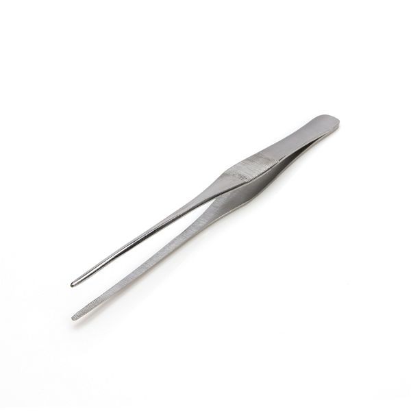 STEELMAN 7-Inch Straight Sharp Tip Utility Tweezers, 05602