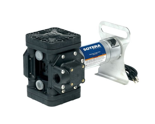 Sotera 115V AC 13GPM Heavy-Duty Chemical Transfer Pump-n-Go with Motor Bracket & Suction Pipe, Flange Inlet, SS460BX731