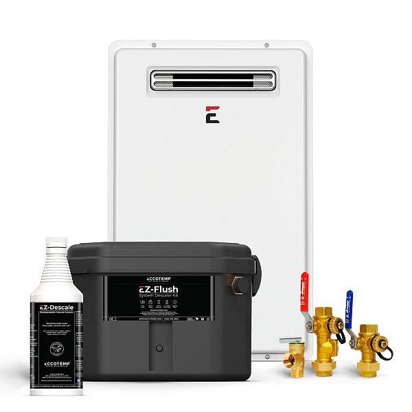 Eccotemp 20H Outdoor 6.0 GPM Liquid Propane Tankless Water Heater Service Kit Bundle, 20H-LPS