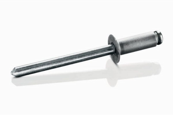 Goebel Open End Blind Rivet Stainless Steel/Stainless Steel 1/8" Countersunk Head, Grip Range: .063-.125, 1000 Pieces, ICI-42