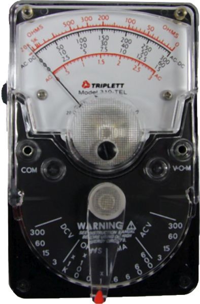 Triplett Model 310-TEL Analog Meter, 3067