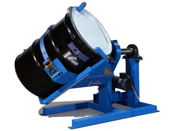 MORSE Drum Tumbler Plastic Steel or Fiber Drum, 14 RPM (Vary with Air Flow & Pressure), Air Motor, 309-A