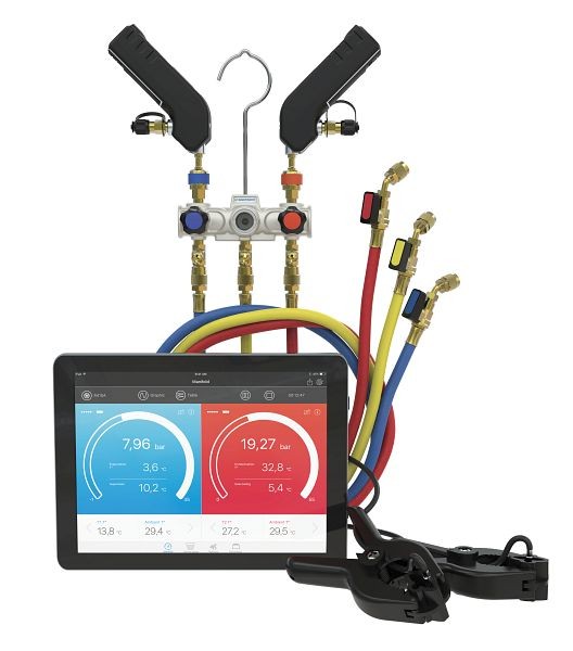 Sauermann Combined manifold with smart wireless probes and 2-channel by-pass, Si-RM13