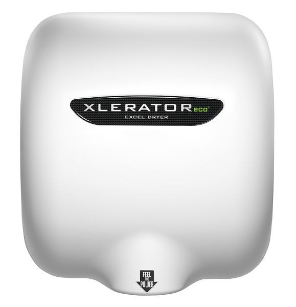 Excel XLERATOReco® Hand Dryer White Epoxy Painted, XL-W-ECO-1.1N-XXX