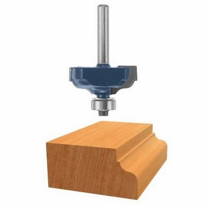 Bosch 1-3/8 Inches x 9/16 Inches Carbide Tipped Ogee with Fillet Bit, 2608686139