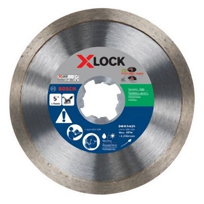 Bosch 5 Inches X-LOCK Continuous Rim Diamond Blade, 2610046630