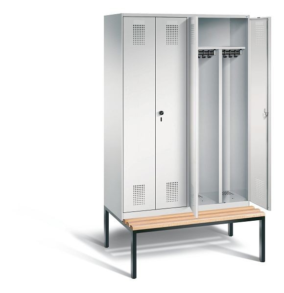 CP Furniture Wardrobe S 3000 Evolo, bench underneath, Compartment width 1200 mm, 49052-40