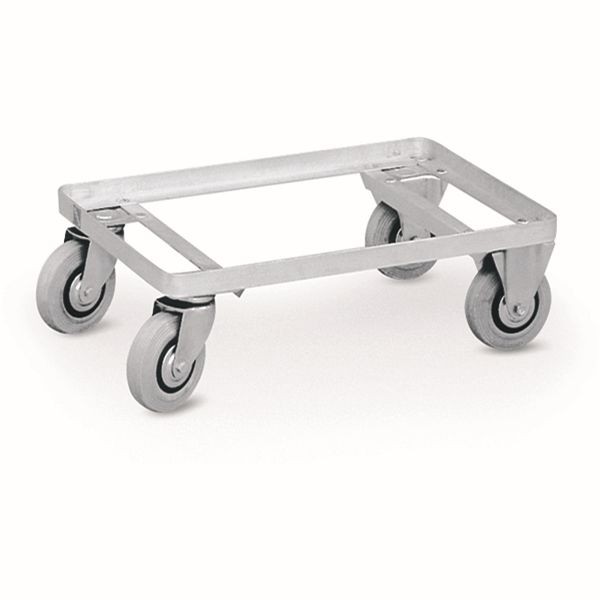 ZARGES W150 Dolly Trolley with 2 fixed and 2 swivel castors, 23.6×15.75", 40607