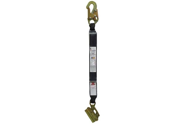 Super Anchor Safety ANSI Z359.13 Energy Absorber A-End Snaphook B-End Integral Adjuster Rope Grab 4015-M, 3004
